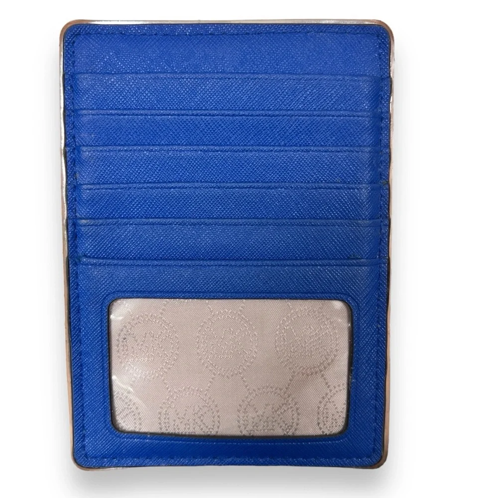 Michael Kors Electric Blue Credit Card Wallet